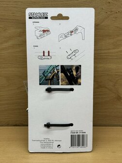 Vouwslot Stahlex K12-90 met houder ART 2 90cm.