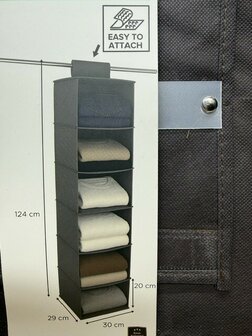 Kast organiser 6 vakken.
