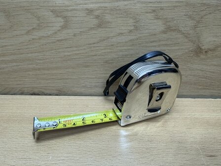 Rolmaat chroom 19mm x 5m.