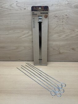Spiezenset bbq/grill 27cm 6 dlg.