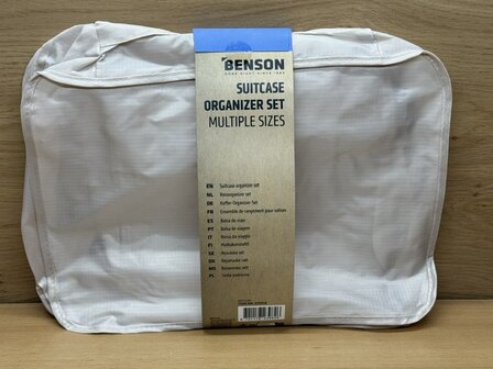 Reisorganiser set beige 6 dlg.