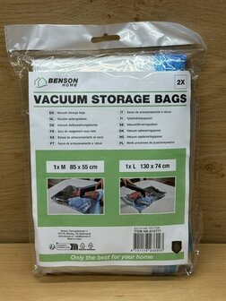 Vacuum opbergzakkenset M+L 2 dlg.
