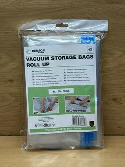 Vacuum opberzakkenset roll-up 4 dlg.