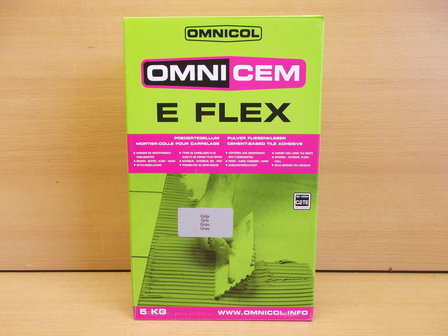 Omnicem E-Flex tegellijm 5kg.