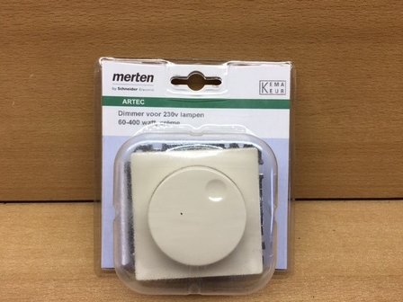 Dimmer Merten 230V lampen, 60-400W.