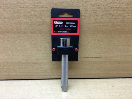 Verlengstuk 1/2&quot; 125mm chroom vanadium.