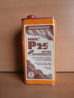 HMK P25A antiek marmerbeits 1 liter donker.