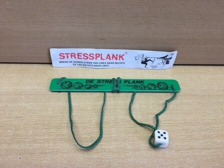 Stressplank groen.