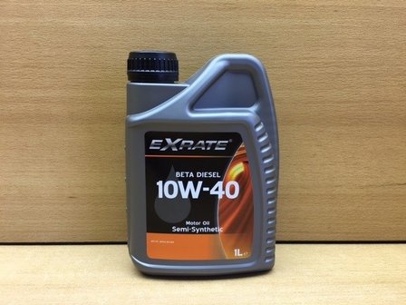 Exrate 10W-40 semi synthetische motorolie 1l.