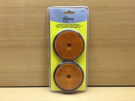 Reflectorenset oranje &Oslash; 85mm 2 dlg.
