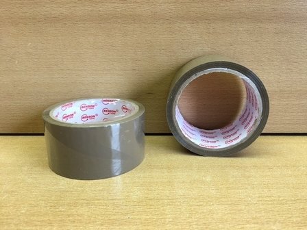 Dozentape bruin 66m. x 48mm.