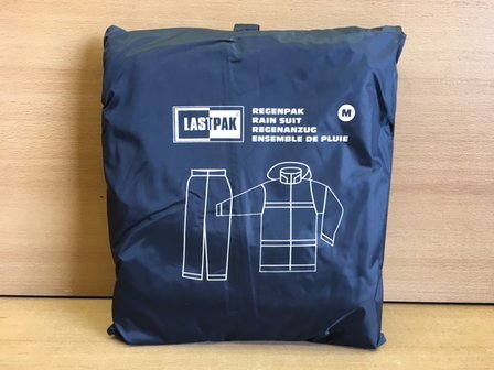 Regenpak Lastpak blauw maat M.