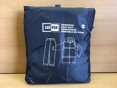 Regenpak Lastpak maat blauw XXXL.