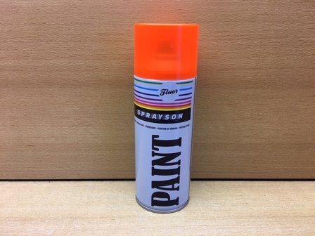 Spuitbus Sprayson Fluor oranje 400ml.