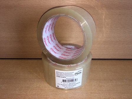 Dozentape transparant 66m. x 48mm.