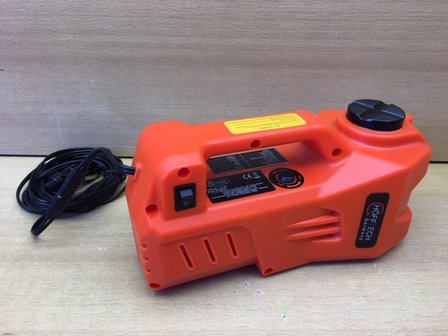 Krik electrisch 12 volt 3 ton.