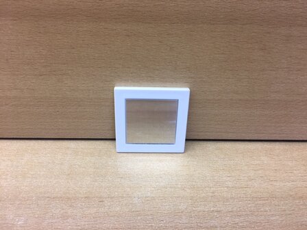 Spiegel wit 70x70mm.