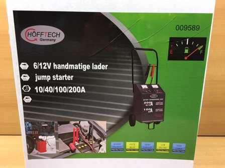 Acculader / Jumpstart 6 en 12 volt 200 Amp.