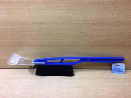 IJskrabber met borstel blauw 55cm.