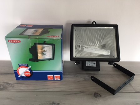 Bouwlamp halogeen 240 watt.