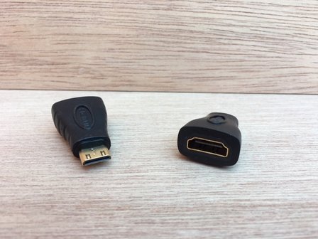 HDMI verloopplug (HDMI&gt; HDMI mini).