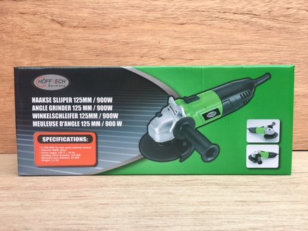 Haakse slijper 125mm Hofftech Germany (220 V, 900W)