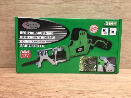 Recipro snoeizaag 12 volt.