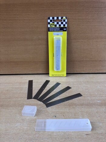 Reserve messenset schraper aluminium 5 dlg.