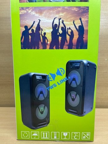 Speaker jumbo Bluetooth met FM radio.