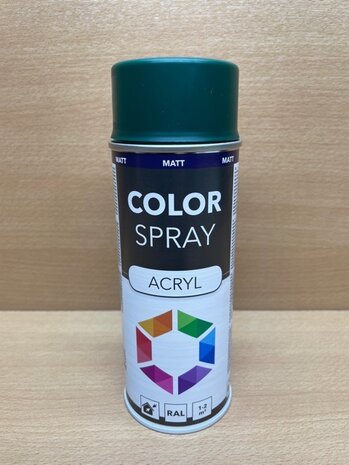 Spuitbus Color Spray mosgroen 6005 400ml.
