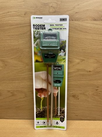 Bodemtester 3 in 1.
