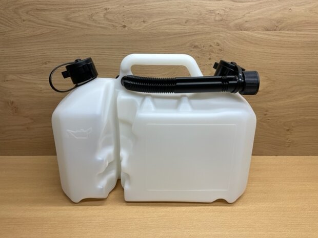 Jerrycan combi olie en benzine 8l.