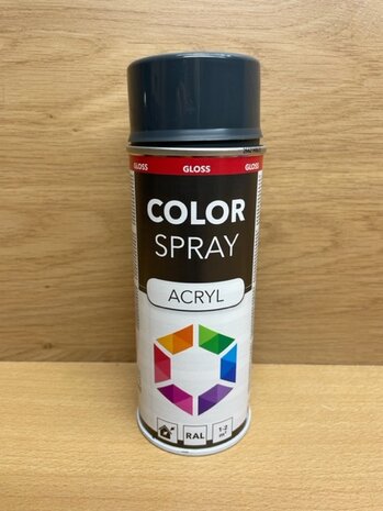 Spuitbus Color Spray antraciet grijs RAL7016 400ml.
