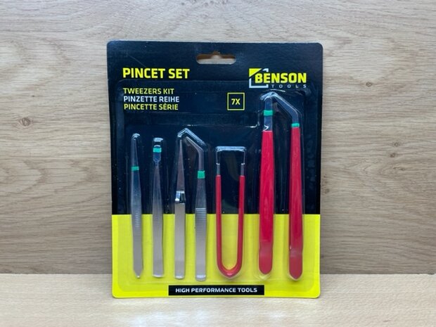 Pincettenset 7 dlg.