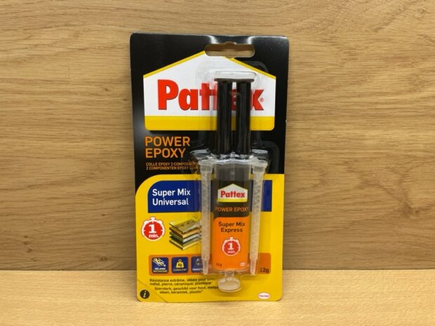 Pattex Power Epoxy 2 componentenlijm 12g.