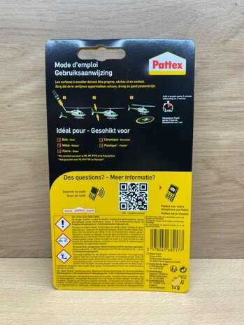 Pattex Power Epoxy 2 componentenlijm 12g.