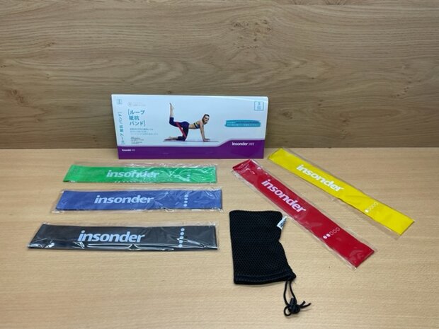 Sports Power bands, complete set met 5 sterktes VR.