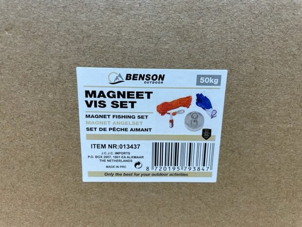 Magneetvis set 50kg.