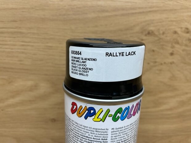 Dupli-Color spuitverf zwart glans 600ml.