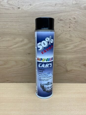 Dupli-Color spuitverf zwart glans 600ml.