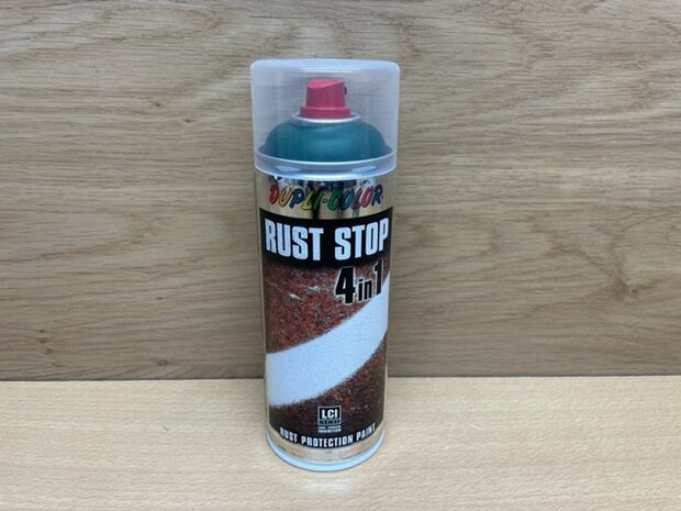 Dupli Color Rust 4 in 1 mosgroen satijn mat 400ml.