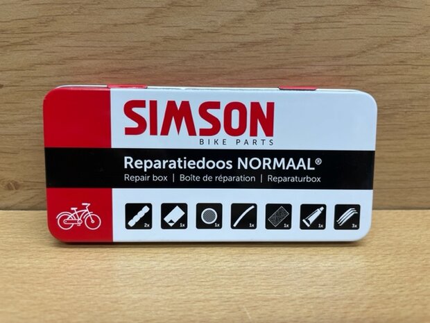 Fietsreparatieset Simson normaal.