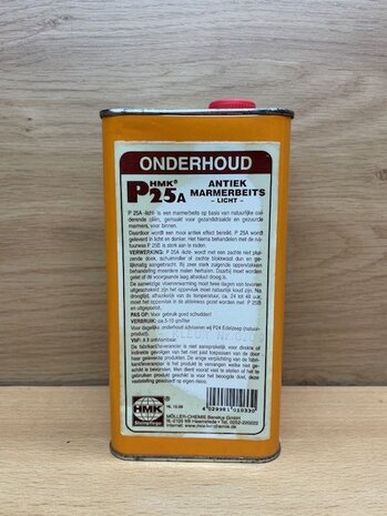 HMK P25A antiek marmerbeits 1 liter licht.