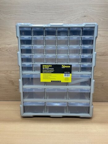 Ladenkast 39 vaks 38,1x46,5x15,8cm.
