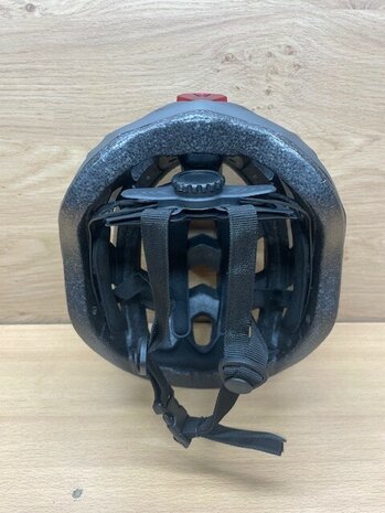 Fietshelm volwassenen met verlichting grijs M.