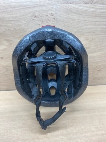 Fietshelm volwassenen met verlichting zwart M.
