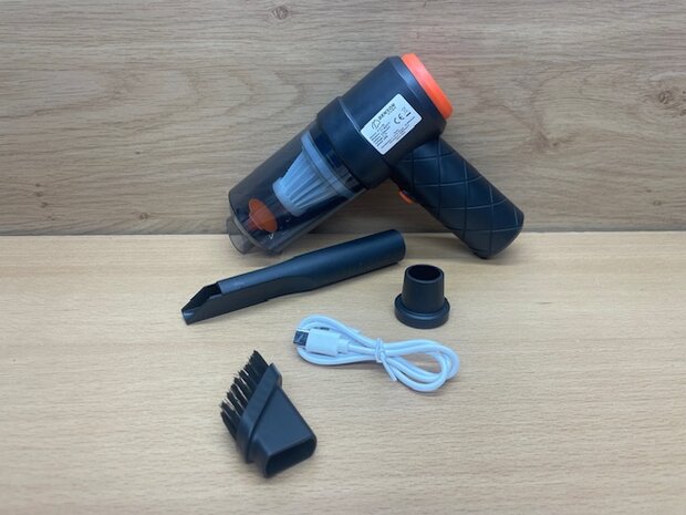 Stofzuiger / compressor mini 1200 mAh.
