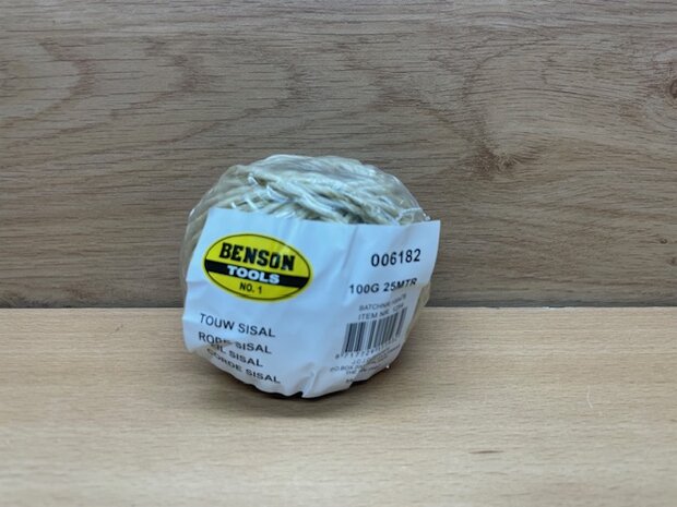 Sisal bol 25 meter 100 g.