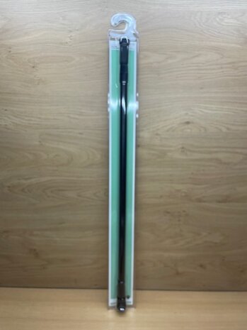 Douchegordijnstang zwart 77,5-135cm.