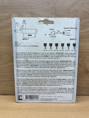 Omvormer Carpoint 12 volt.